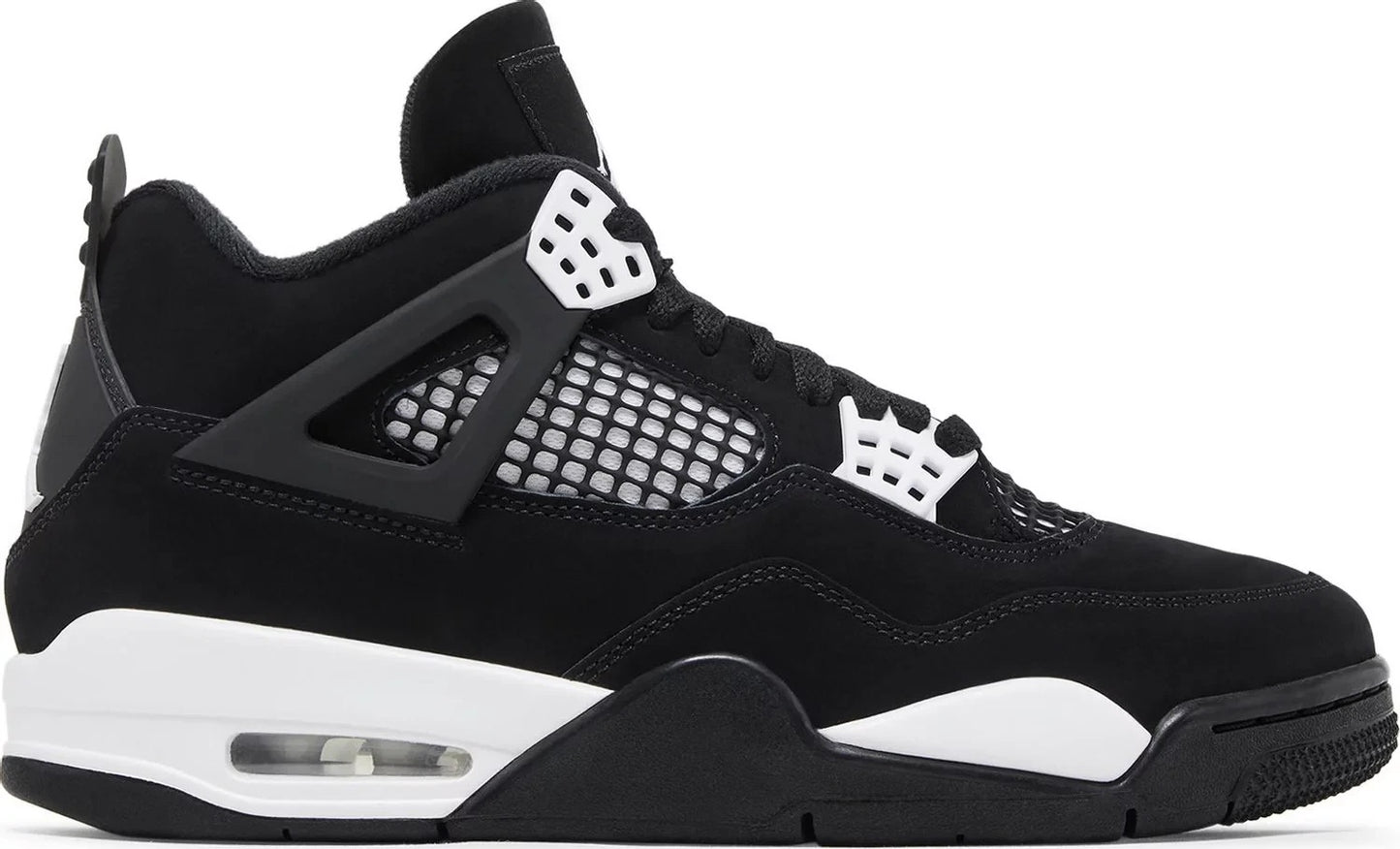 Air Jordan 4 Retro "White Thunder" Black/White FQ8138-001